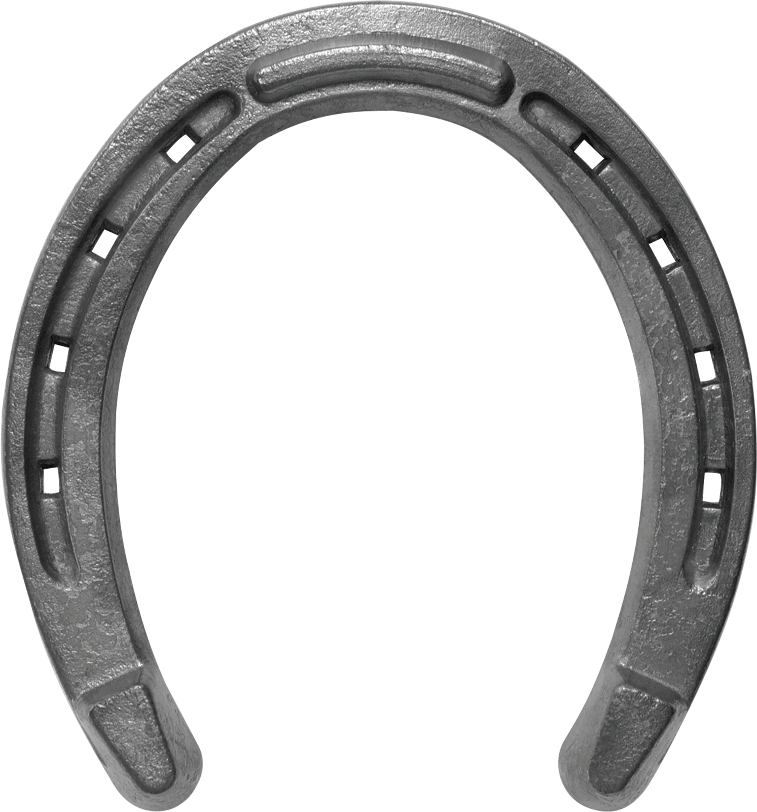 Croix Toe & Heeled Horseshoe, Bottom Side View - Horse Shoes (2176x1600), Png Download