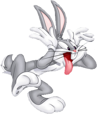 Bugs Bunny Png For Kids - Animation Bugs Bunny (341x400), Png Download