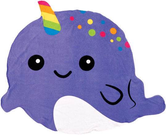 Picture Of Narwhal Oversized Towel - Narwhal (550x550), Png Download