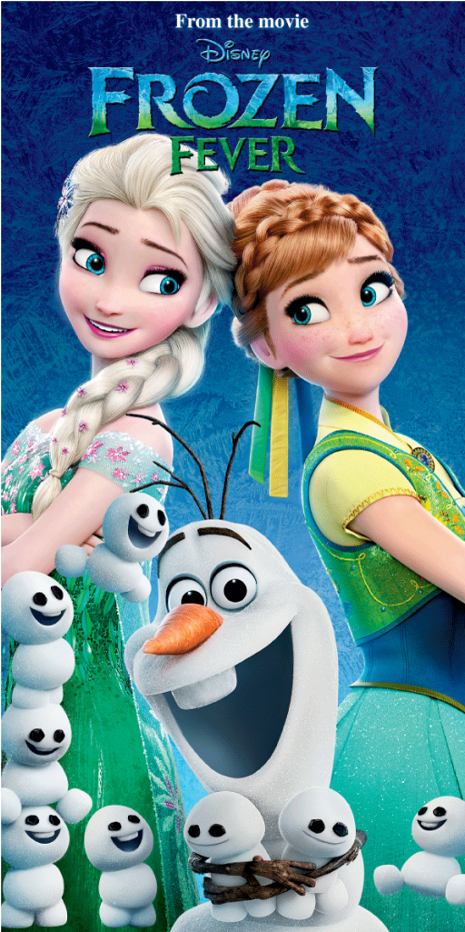 Prosp Plaja Frozen Fever-1024x1024 - Jerry Fabrics Osuška Frozen Fever 70x140 Cm (1024x1024), Png Download