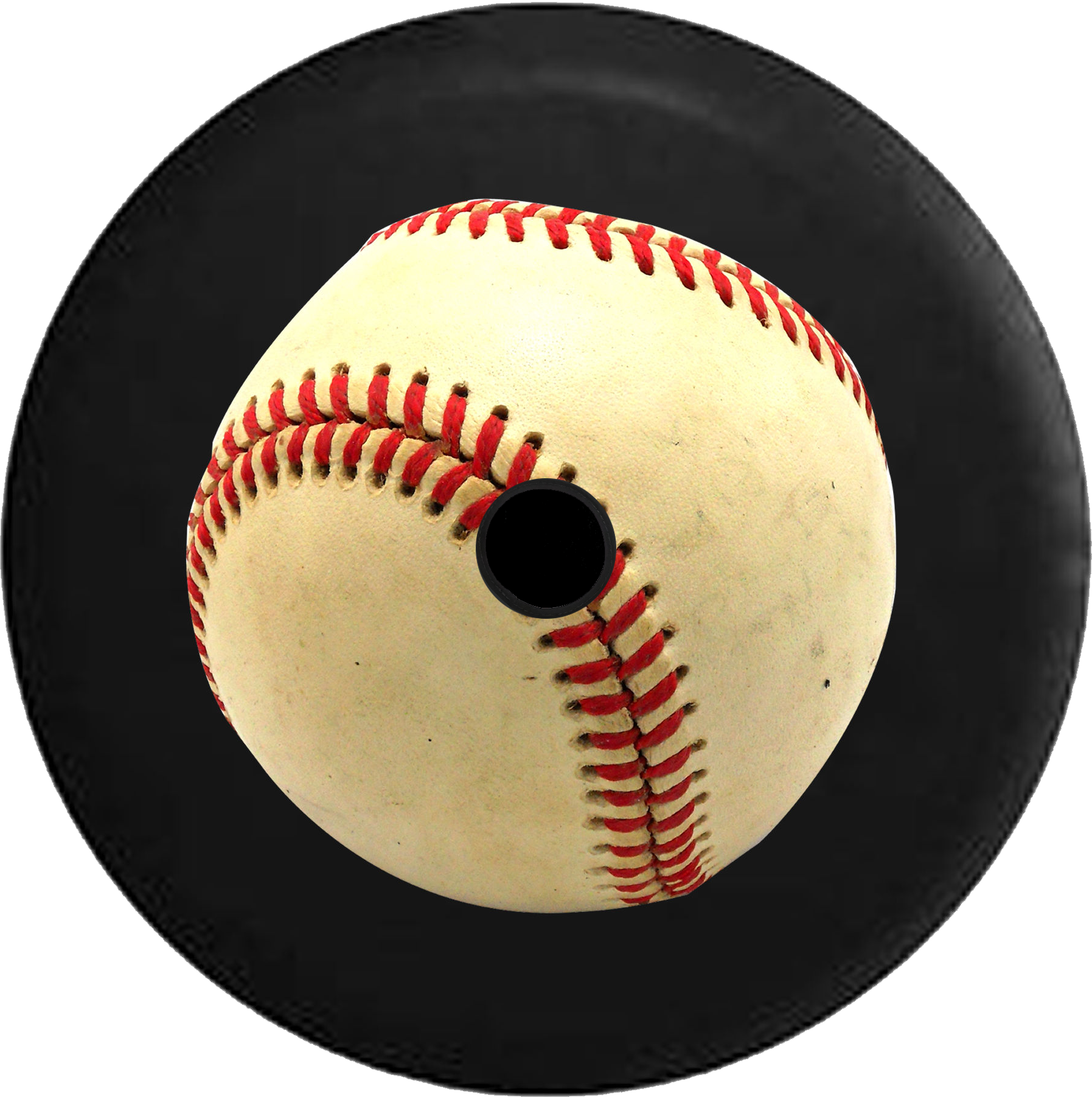 Jeep Wrangler Jl Backup Camera American Baseball Ball - Tirecoverpro Full Color Full Moon In The Night Sky (1795x1803), Png Download
