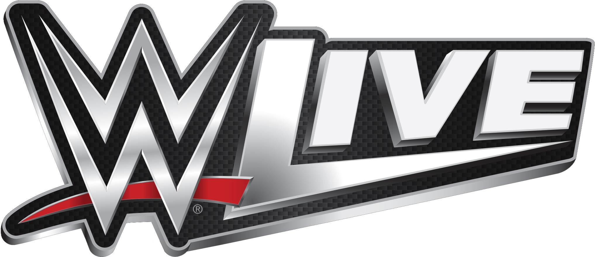 Music Videos - Wwe Live Logo 2017 (2035x881), Png Download