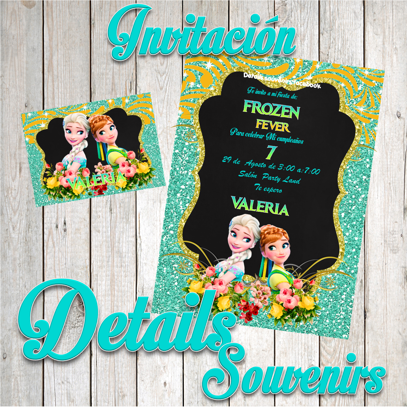 Invitación Frozen Fever Diseño Y Creación De Invitaciones - Poster (1664x1579), Png Download