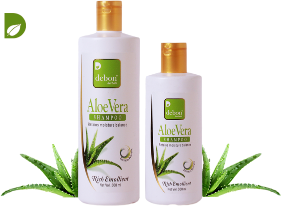 Debon Herbals Aloe Vera Shampoo - Aloe Cadabra Organic Personal Lubricant And Natural (589x419), Png Download