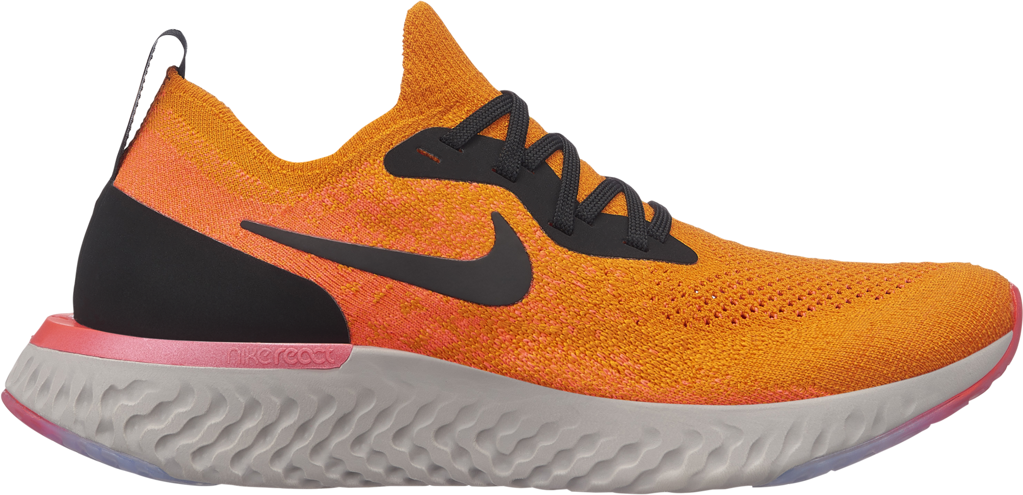 Women's Epic React Flyknit Running Shoe - Nike (2000x2000), Png Download