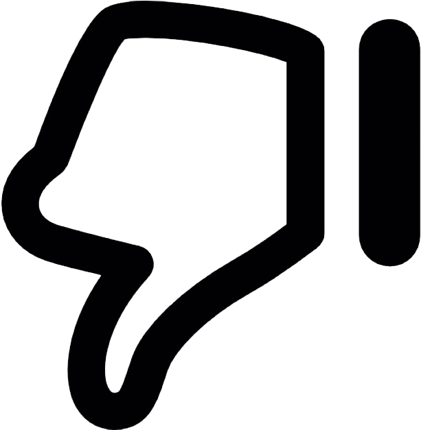 Download - Pulgar Hacia Abajo Png (626x626), Png Download