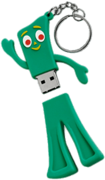 Gumby Usb Flash Drive - Usb Flash Drive (400x400), Png Download