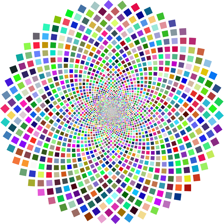 Fractal Drawing Spiral Psychedelic Art Vortex - Tableau Bubble Art (749x750), Png Download