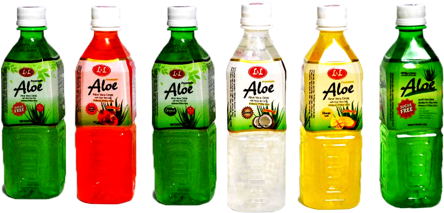 L&l Aloe Vera - Aloe Vera Drink Korea (962x466), Png Download
