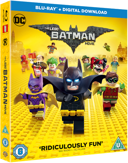 Facebook - Lego Batman Movie Blu Ray Uk (1000x610), Png Download