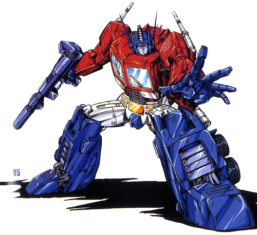 Optimus Prime Png Clipart - Transformers Generation 1 Optimus Prime (500x458), Png Download