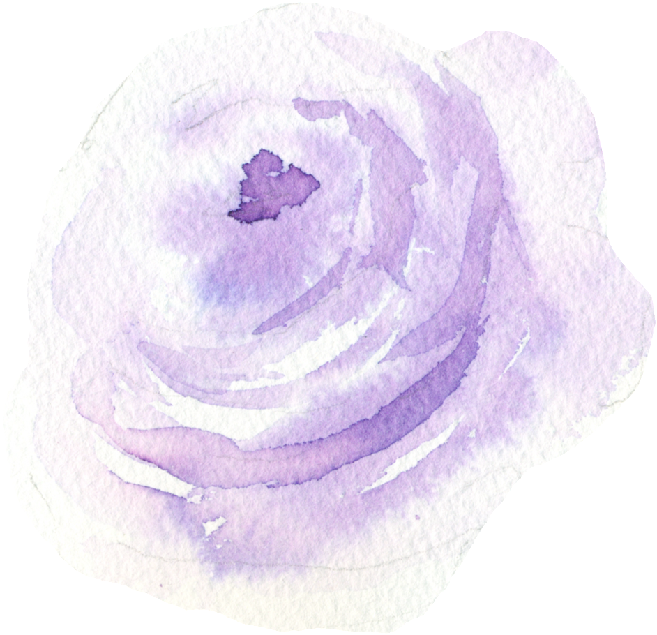 Este Gráficos Es Pintado A Mano De Luz Violeta Flores - China Rose (1024x1024), Png Download