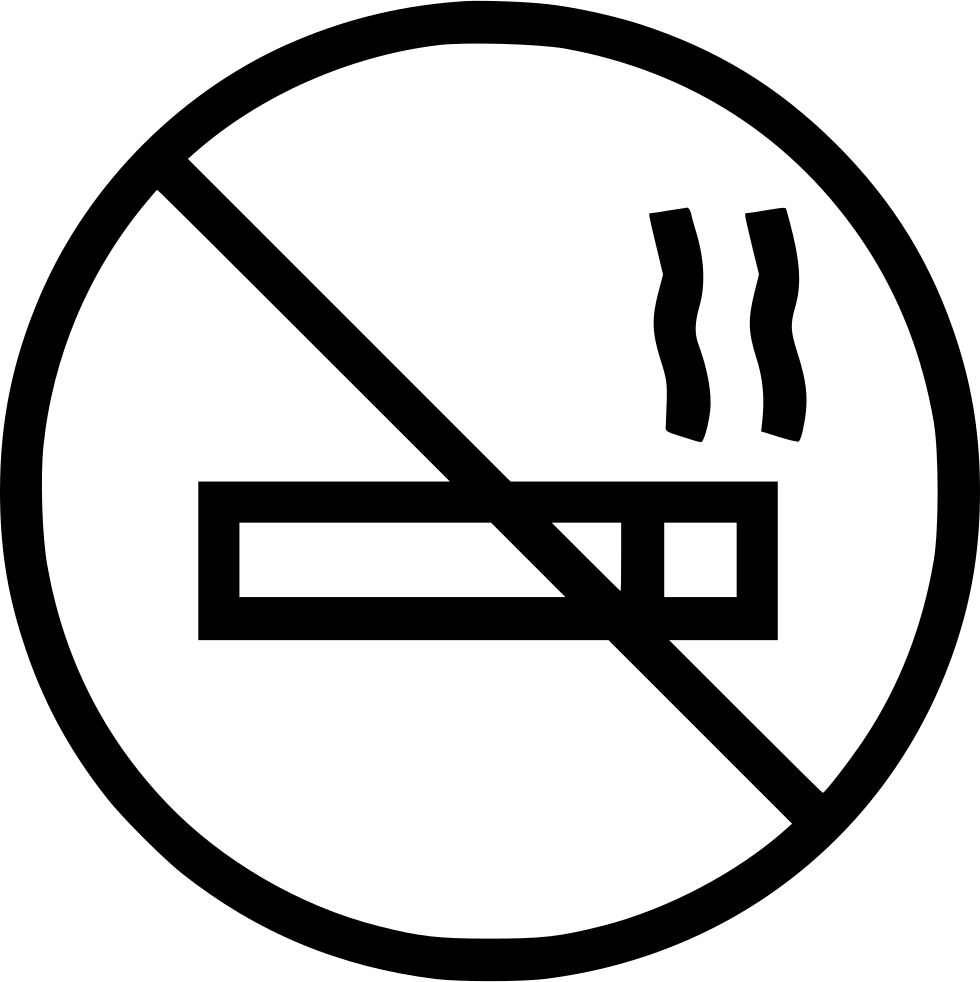 Non Smoking - - No Air Conditioner Icon (980x982), Png Download