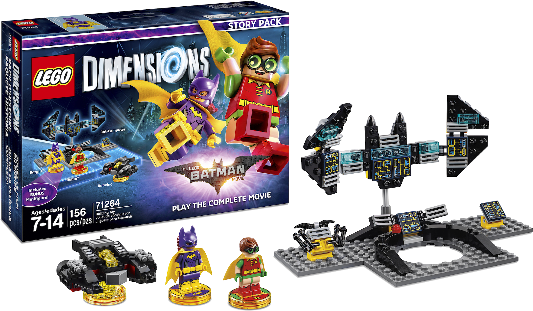 Lego Batman Story Pack Lego Dimensions Wave - Lego Dimensions Lego Batman Story Pack (2284x1093), Png Download