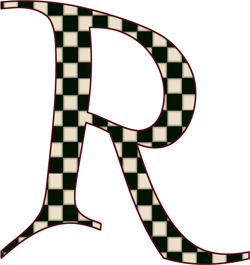 Alfabeto Navideño Animado De Gato Enredado En Las Luces - Capital Letter R Png (1200x1200), Png Download