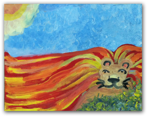 Children's Artworks Of The Boys & Girls Club Of Greater - Boys And Girls Clubs Watercolor Art (521x397), Png Download