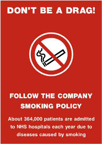 No Smoking Poster Pvc Safety Signs No Smoking Poster - No Smoking Beyond This Point Safety Sign (600x600), Png Download