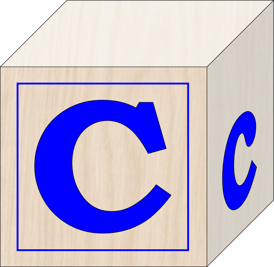 Blocks C - Letter C Block Clipart (959x935), Png Download