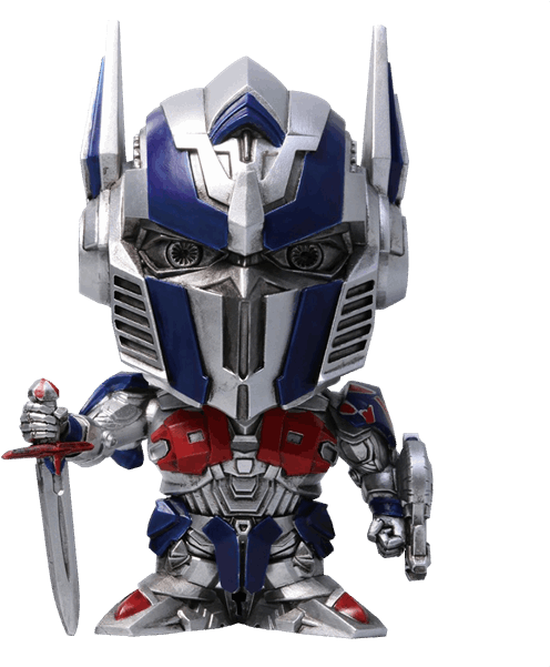 The Last Knight - Transformers Optimus Prime Metal Fig (600x600), Png Download