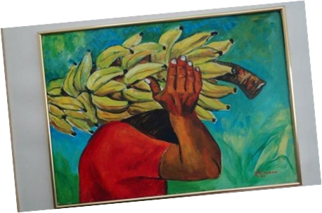 Plasmar En Un Lienzo La Vida Y Sentimientos Del Esmeraldeño - Painting (458x303), Png Download