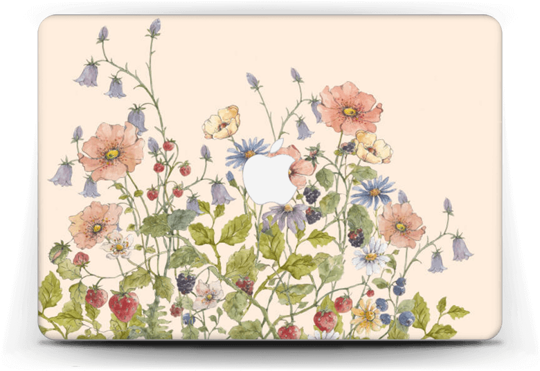 Spring Flowers - Apple Macbook Air (13", Mid 2017) (800x562), Png Download