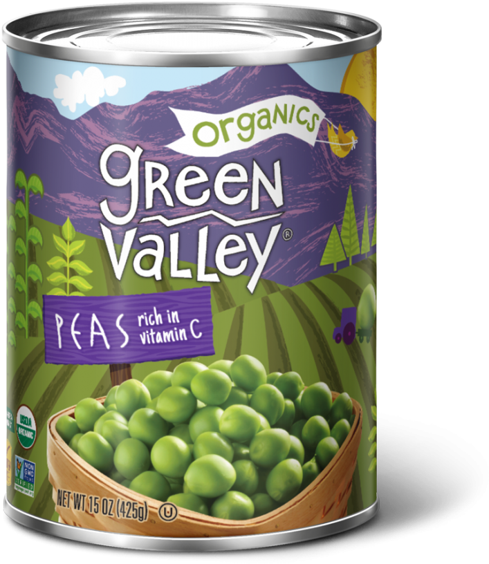 Our Peas - Green Valley Organics Green Beans, Cut - 14.5 Oz (880x1100), Png Download