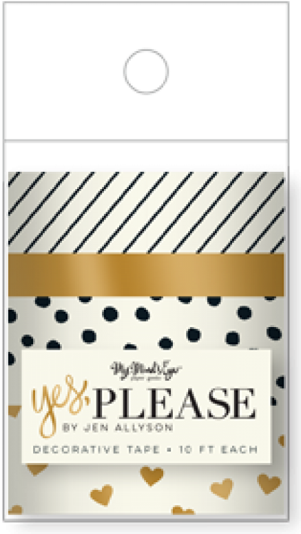Yes Please " Washi Tape - My Minds Eye Yes, Please Decorative Tape Rolls (450x800), Png Download