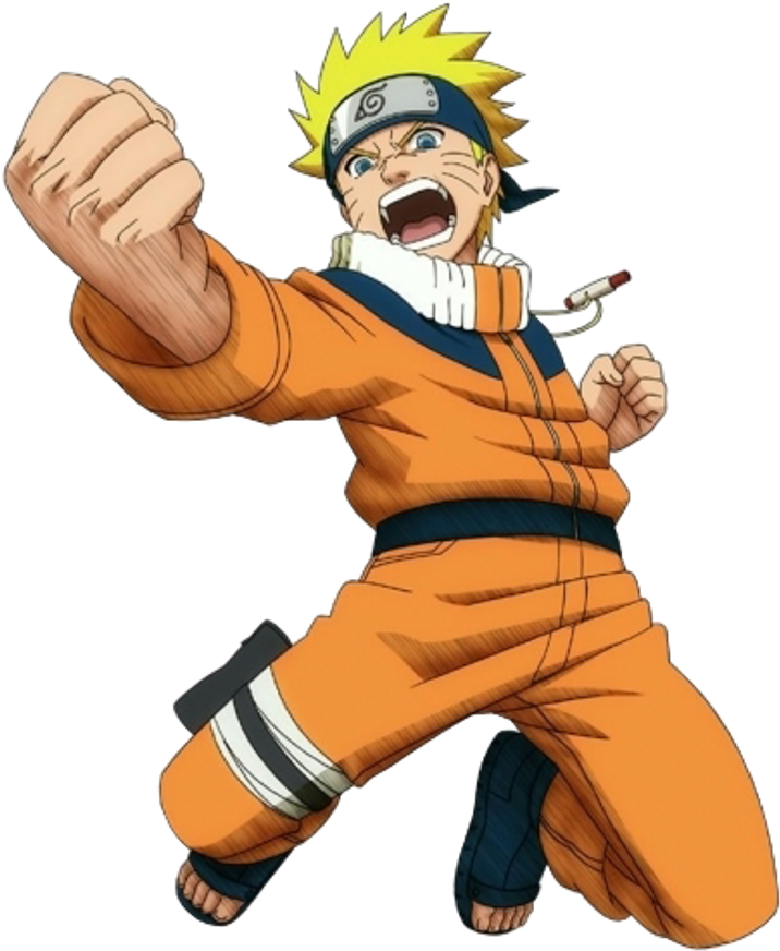 Naruto Showing Punch - Naruto Uzumaki Enfant (768x927), Png Download