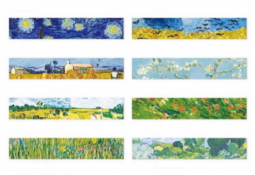 8pc/lot Vincent Van Gogh Washi Tape Rolls Bundle Set - Van Gogh Washi Tape (500x500), Png Download