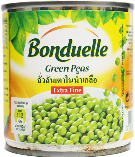 Bonduelle Green Peas Extra Fine 200 Gr - Bonduelle Green Peas Extra Fine (500x500), Png Download