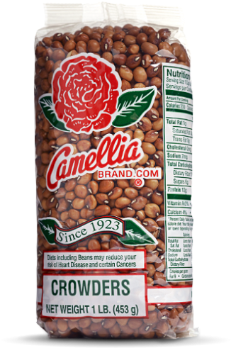 Crowder Peas - Camellia Red Kidney Beans - 2 Lb Bag (350x500), Png Download