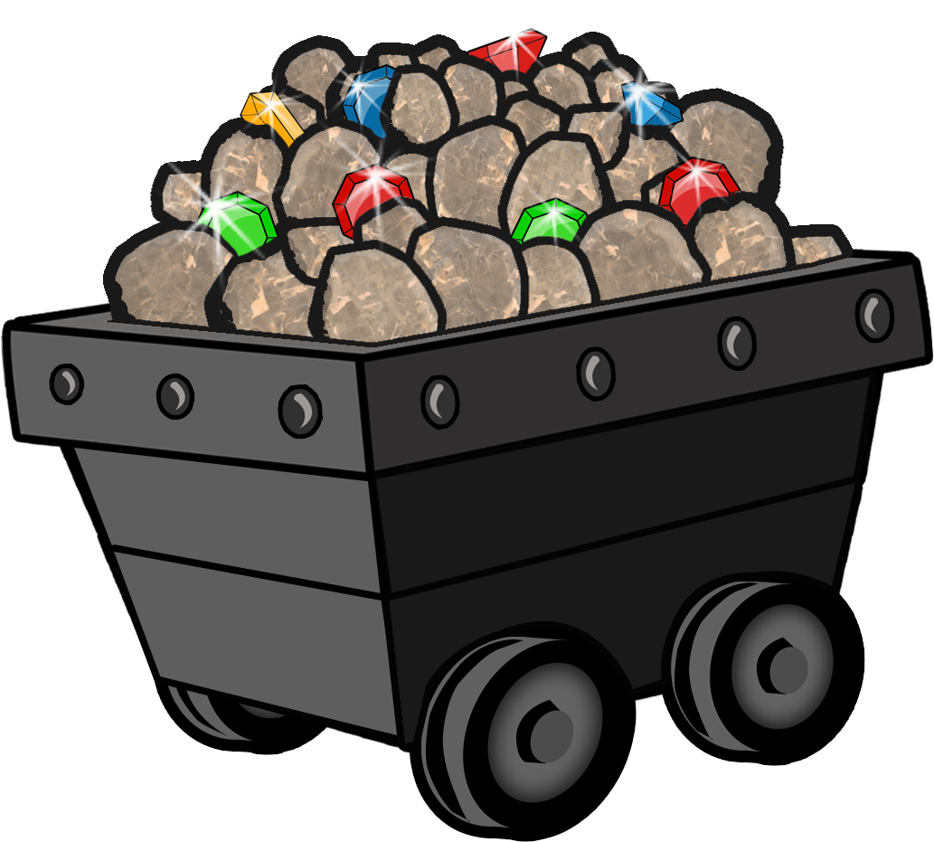 Image Freeuse Library Clipground Mine - Mine Cart Clipart (1033x931), Png Download