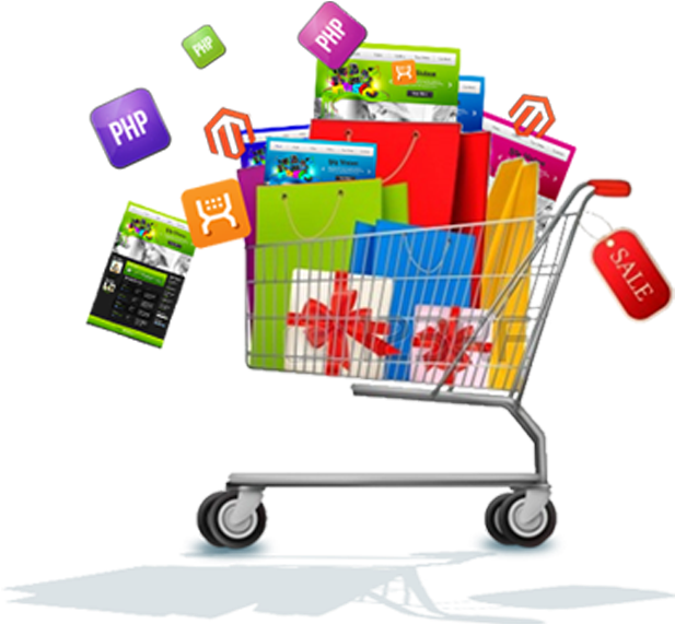 Ecommerce Shopping Cart Png Photo - Ecommerce Website Design Icon (675x600), Png Download