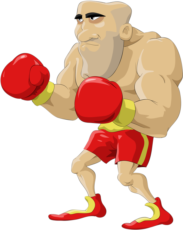 Фотки Cartoon People, Digi Stamps, Clip Art, Sports, - Boxer Cartoon (639x800), Png Download