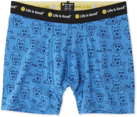 Life Is Good Men's Classic Boxer Brief (570x570), Png Download