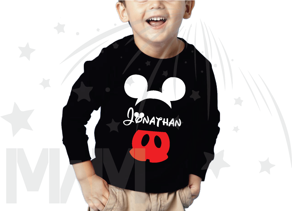 Mickey Ears Png - 1st Disney Trip Shirt For Boys (1013x697), Png Download