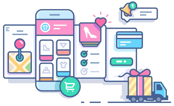 Ecommerce Shopping Cart Png Image Background - Diseño De Una Aplicacion Movil (700x525), Png Download