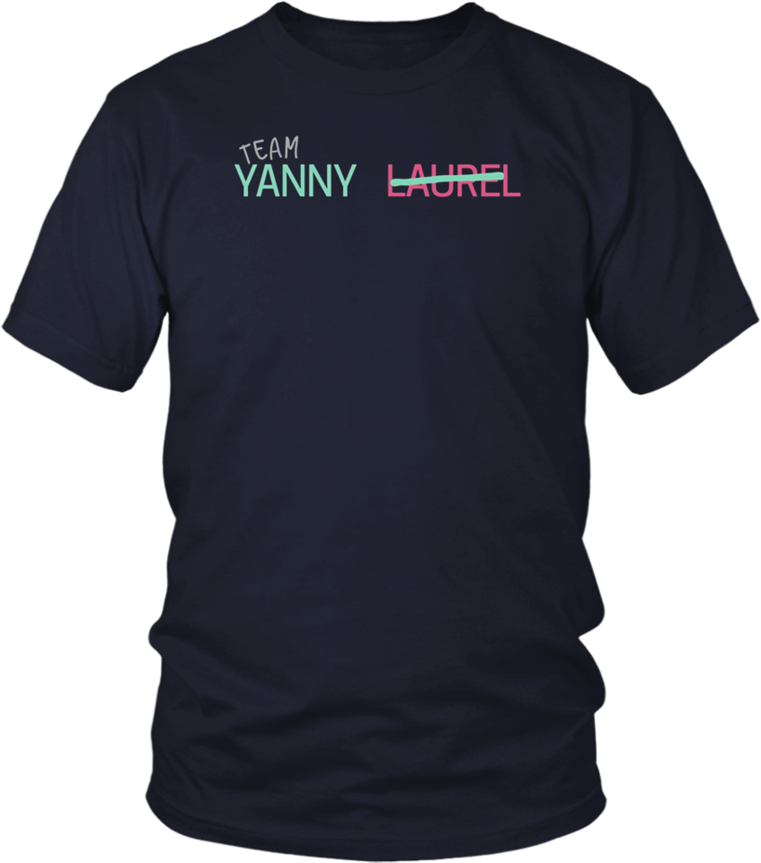 Laurel Crossed Out Team Yanny T-shirt - Star Trek Disco Shirt (960x960), Png Download