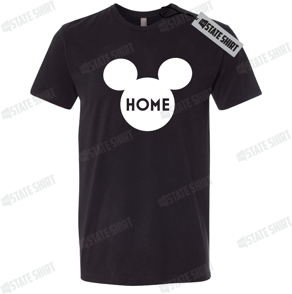 Disney Ears State Home T Shirt, Customizable Options - T-shirt (1003x1003), Png Download