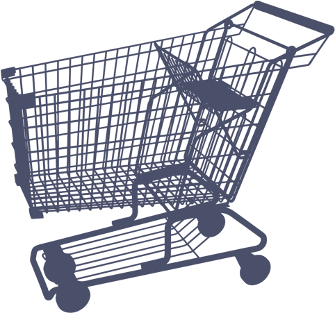 Shopping Cart (500x500), Png Download