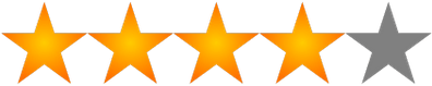 Stars Voting 4 Stars - 4 Yellow Stars (400x400), Png Download
