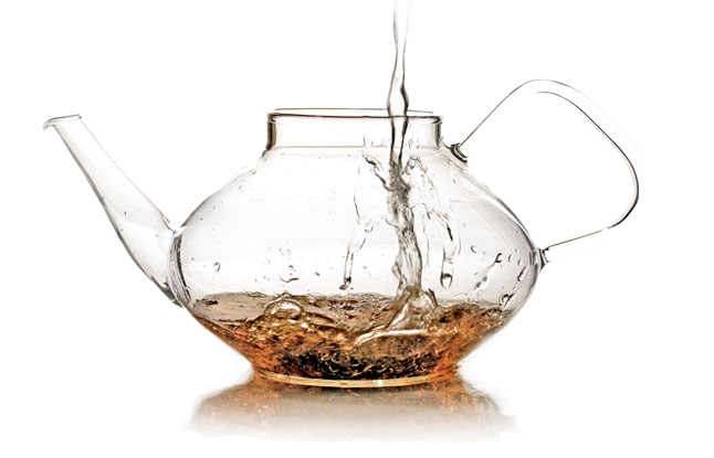 Use Fresh, Cold Water For Optimum Flavor - Tea Leaves In Water (646x415), Png Download