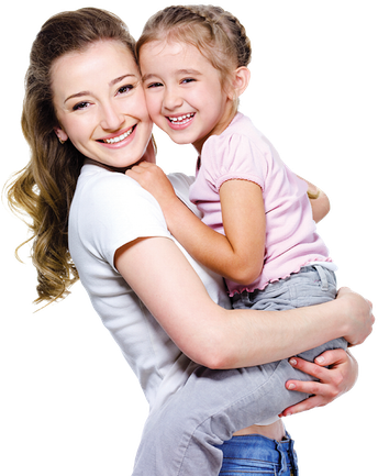 Mother Png Photo - Mother And Daughter Png (649x461), Png Download
