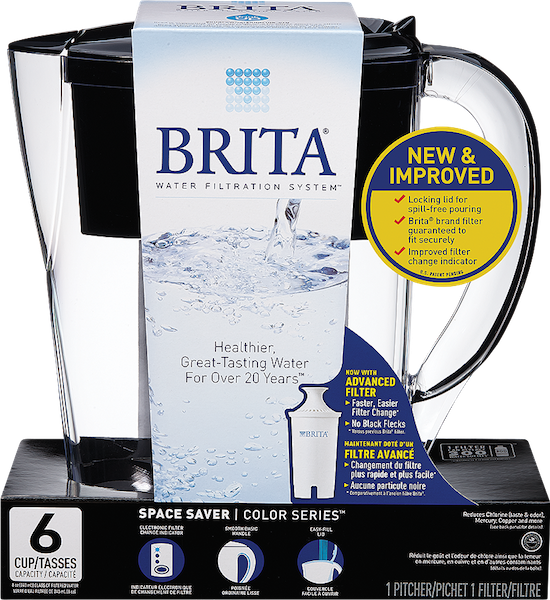 I Was Shopping In Target The Other Day When These Brita - Brita - Space Saver Pitcher Water Filtration System (550x600), Png Download