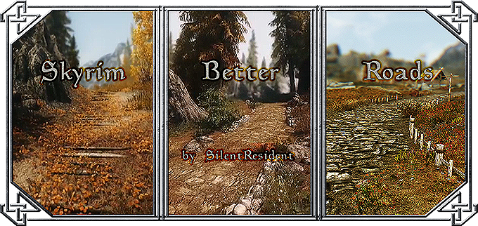 Skyrim Better Roads - Poster (680x322), Png Download