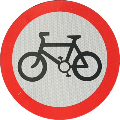 Mainpicture - No Bicycle Parking Sign (400x400), Png Download