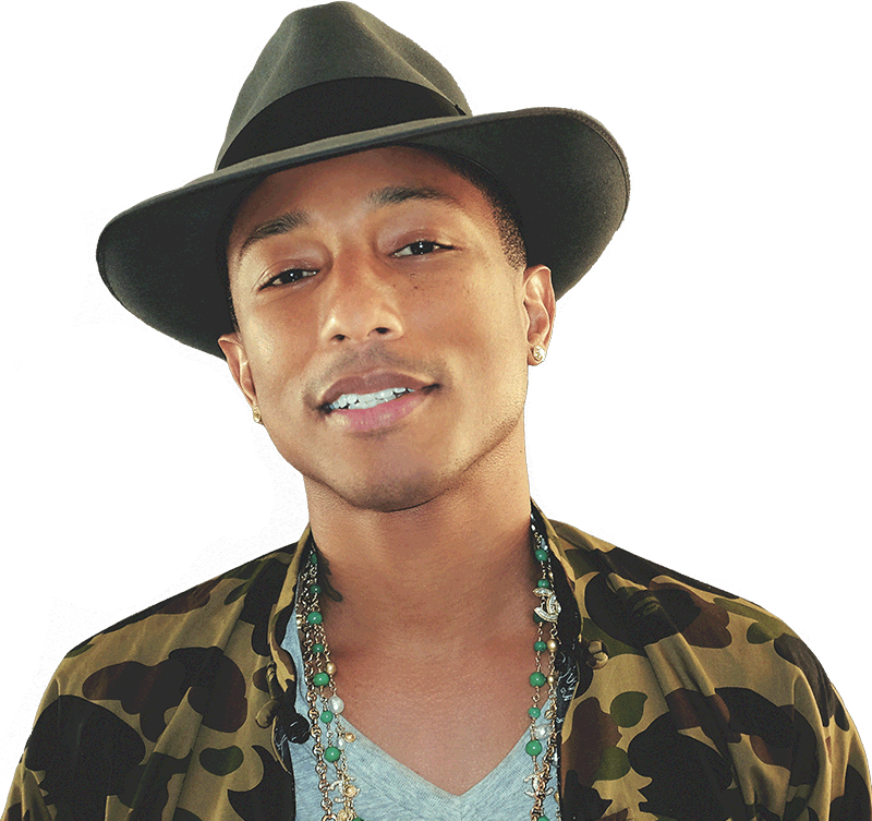 Download - Pharrell Williams (800x753), Png Download