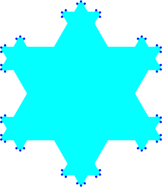 Snow Flake Cartoon Clip Art - Clip Art (516x596), Png Download