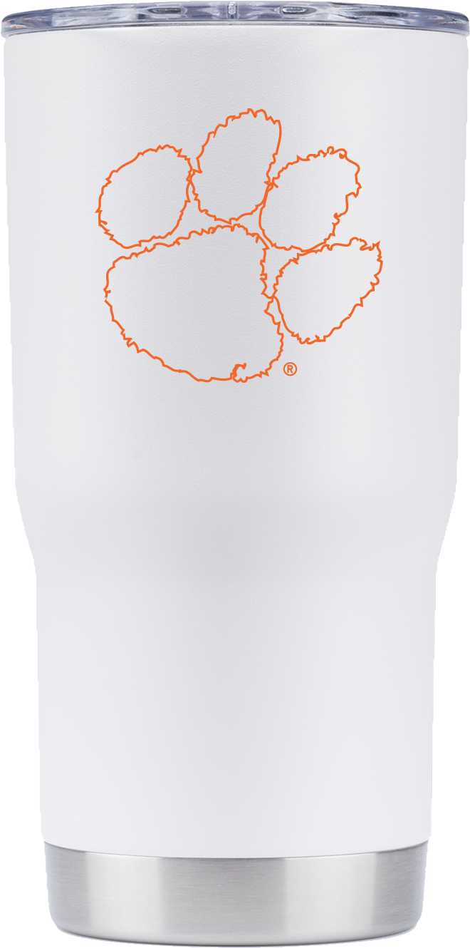 White Powder Coated 20oz - Tumbler (1593x1593), Png Download