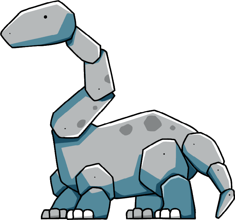 Freeuse Scribblenauts Wiki Fandom Powered By Wikia - Scribblenauts Apatosaurus (759x710), Png Download